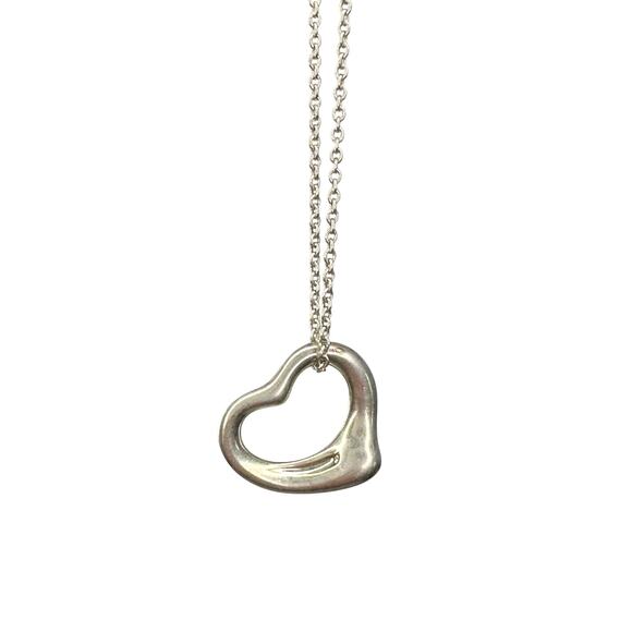 Tiffany & Co. Elsa Peretti Small Open Heart Necklace - Picture 1 of 12